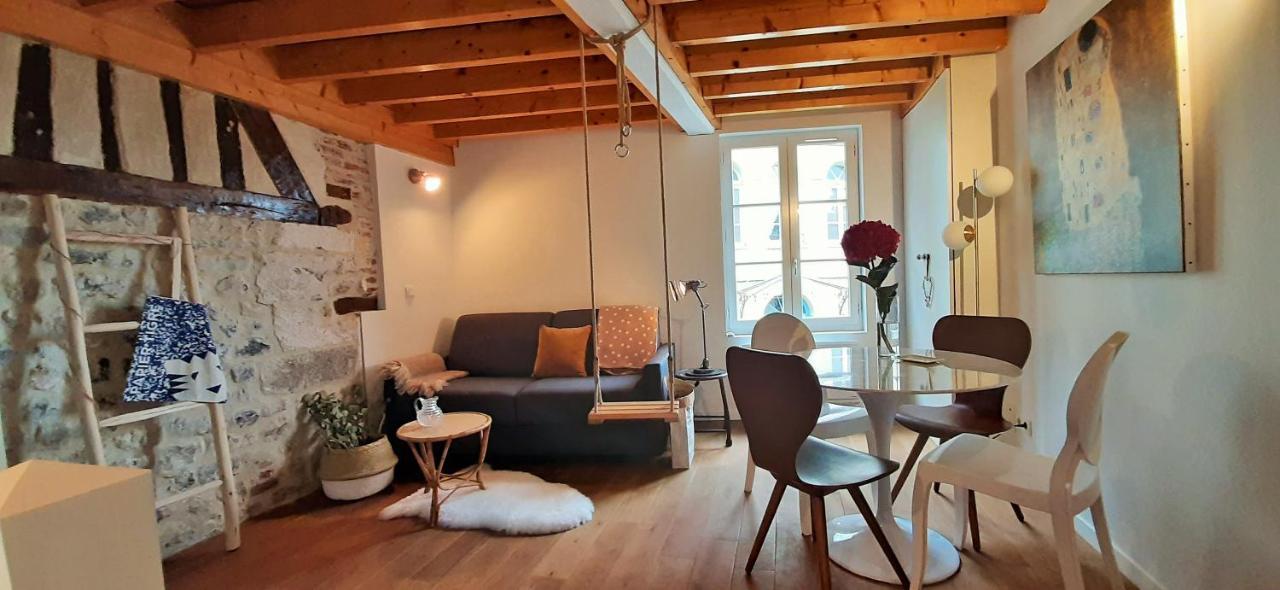 -La Maison Balancoire - Parking Prive - Coeur Historique -La Clef De Honfleur Kültér fotó