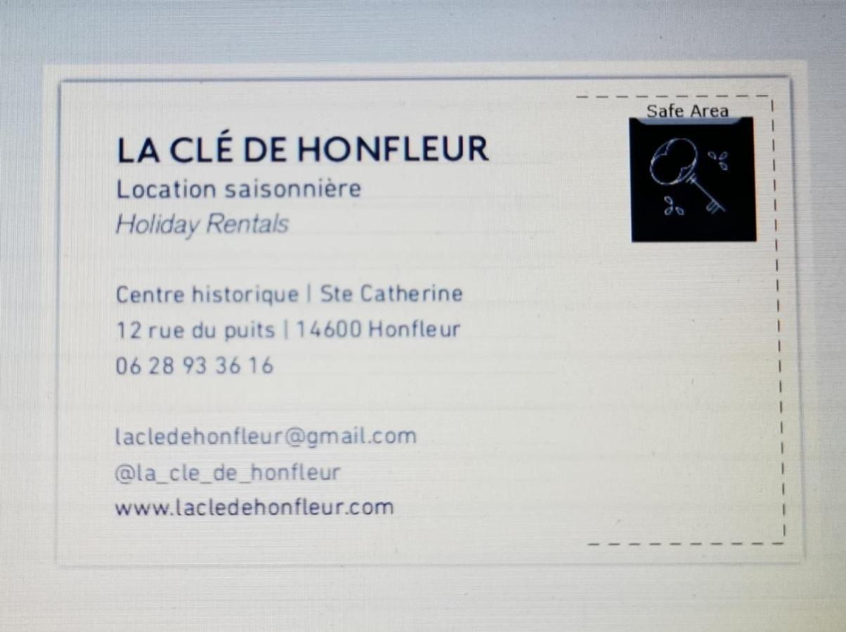 -La Maison Balancoire - Parking Prive - Coeur Historique -La Clef De Honfleur Kültér fotó